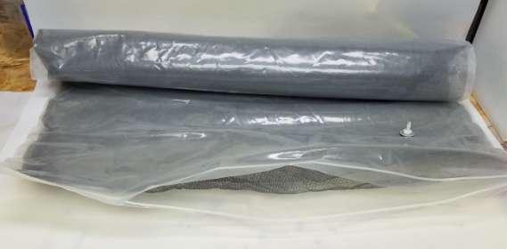 Larger items can be stabilized in a vacuum bag
