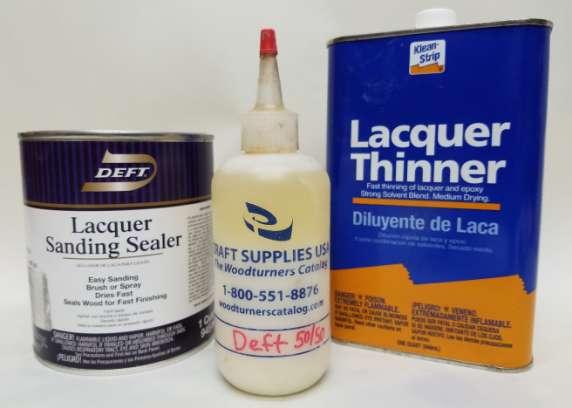Use sanding sealer during sanding process to begin to
