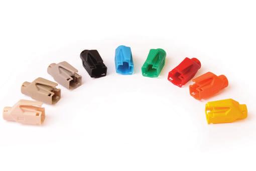 TM3P Series * Modular Plug Connectors * Compliant to Cat.6 A Plug covers Foldable cover with protected latch tab Part No.