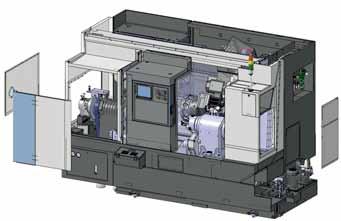Improved Maintainability Maintainability is one of the crucial criteria that Doosan placed at the forefront of machine development.