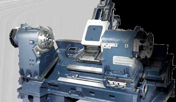 PUMA 2100SY core machine Main spindle Increased mounting area of headstock base to the bed The spindle headstock has
