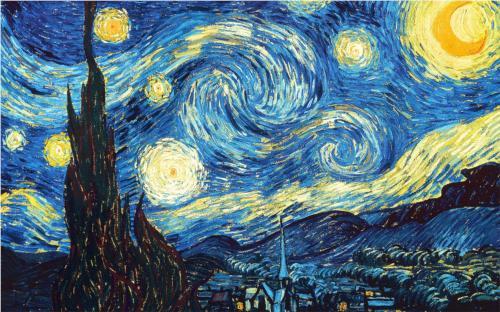 Starry Night Painted by: Vincent van Gogh In: Saint Remy, France When: 1889 You can see it at: The Museum