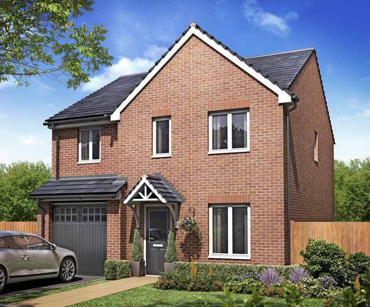 THE GROVES The Bradenham 4 bedroom home With 4 double bedrooms and a carefully considered layout, the Bradenham makes the ideal family home.