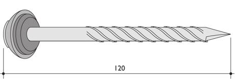 Hook bolt length determined by depth of steel purlin plus 90mm 110 8 600-302 125 8 600-303 140 8 600-304 160 8 600-305 180 8 600-306 200 8