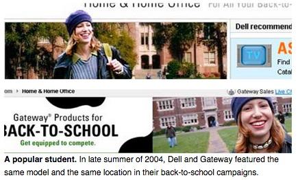 location in their back-to-school campaigns.