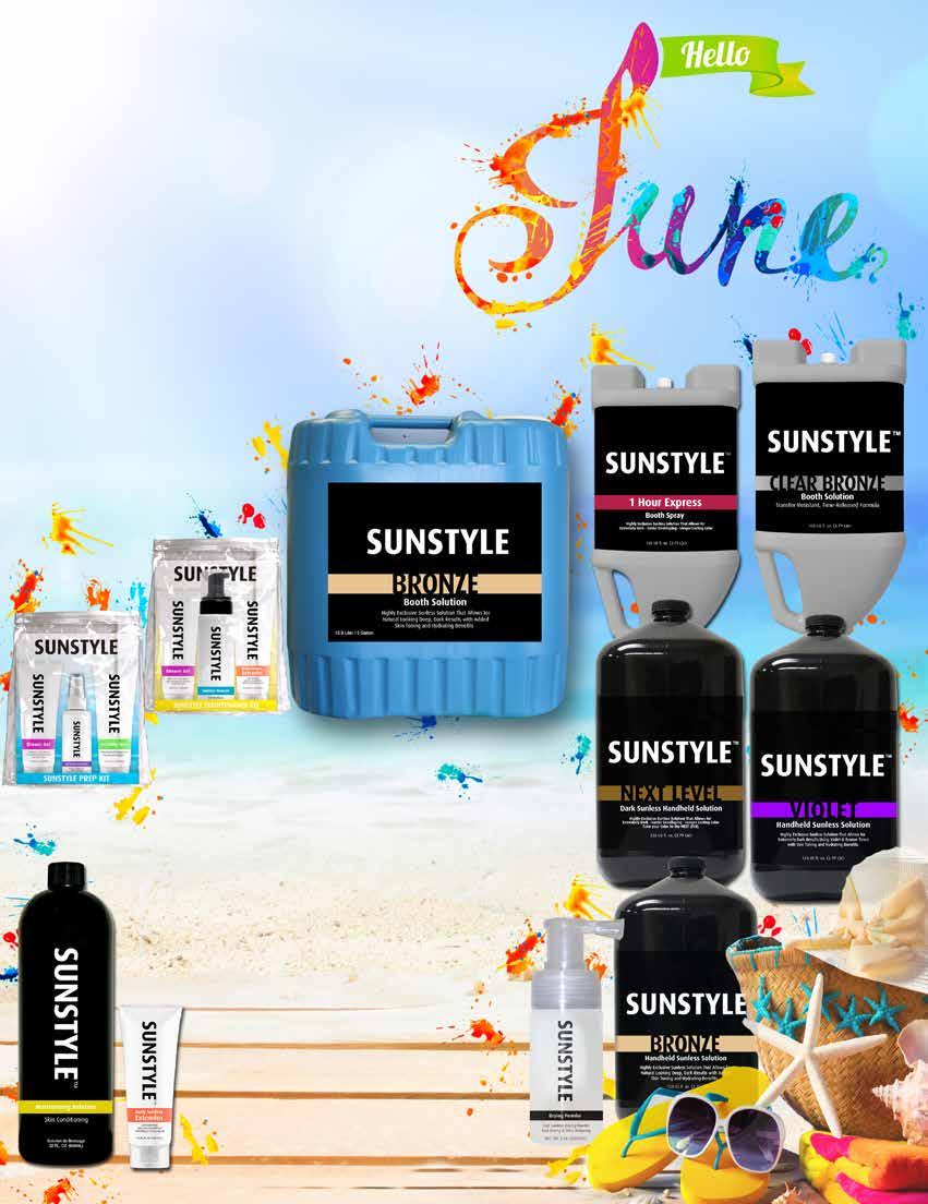 SunStyle Sunless Buy 1 40019 Bronze Solution 5 gal Get 1 Sunless Prep Kit and 1 Sunless Daily Maintenance Kit SunStyle Sunless Buy 1 Airbrush or Booth Solution 1 gal 40016 Clear Bronze Handheld 40017