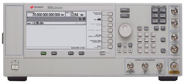 07 Keysight Microwave Signal Generators - Brochure Benefit from unrivaled component analysis For component stimulus/response applications, PSG signal generators offer high output power, outstanding