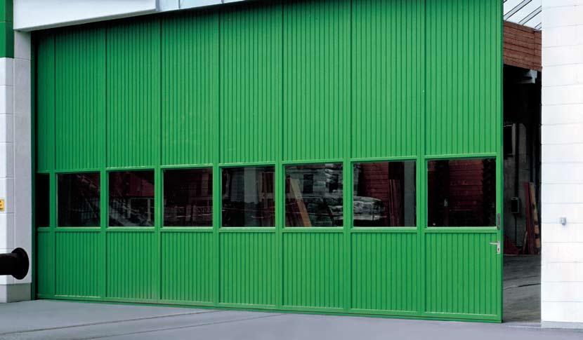 Hörmann steel sliding doors are incredibly robust, impact-resistant and offer effective protection against corrosion.