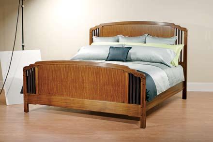 Also available as: AN-7311B-LFB-BK2 Monterey Queen Bed with Low Footboard Footboard Height 17 Same as AN-7311B with low footboard.