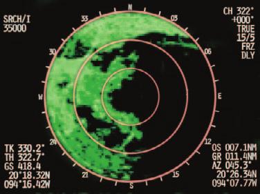 cursor to provide range and azimuth information to waypoint.