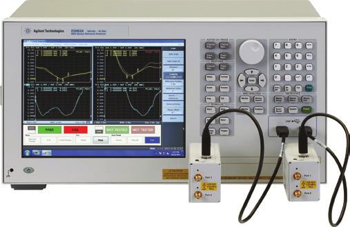 Port-Z conversion 1-port mixed-mode S-parameters Limit test functions Conventional limit line Point limit (for antennas) Ripple & Bandwidth limit (for filters) Marker search functions Single search