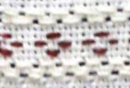 Pattern 144 straight stitch pattern over 2 Technique: Pattern darning Threads: