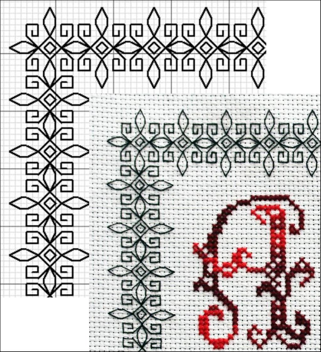 Aida Sampler Zweigart 14 count Aida, white, antique white or cream THE EXACT AREA OF EMBROIDERY, NO BORDER IS 16.07 x 29.57 inches, 225 x 414 stitches.