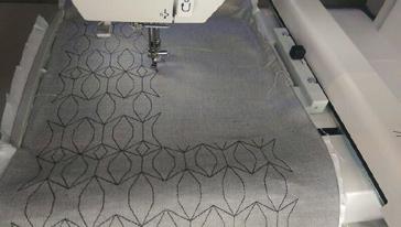 On your machine select Edit, select hoop SQ20b, select Sashiko pattern of your choice and duplicate it so
