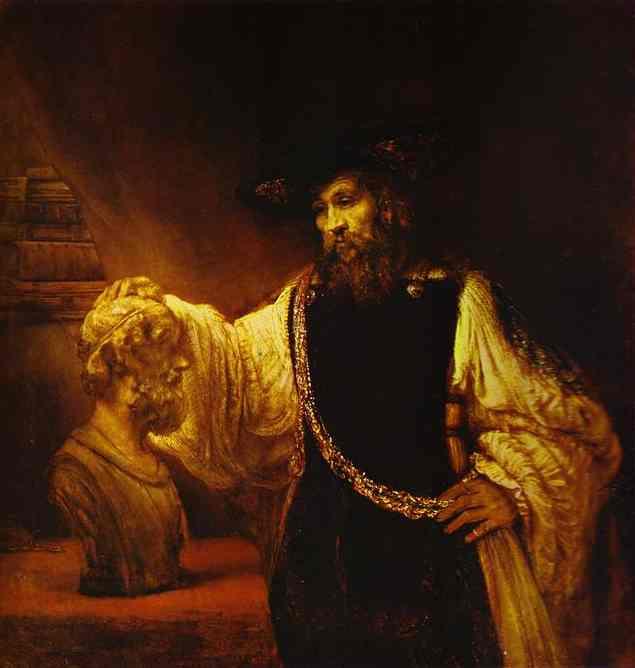 Rembrandt s Aristotle Successful artists garner public adoration and fame, but such superficial recognition may insidiously corrode artistic integrity.