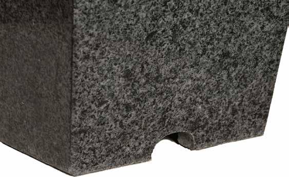 Granite planters make a statement at any entrance,and their clean lines and either charcoal or light grey colours suit formal