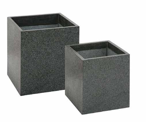Drainage hole (can be sealed for indoor use) Drip tray available to fit most planters, as indicated* Bases raised off the ground