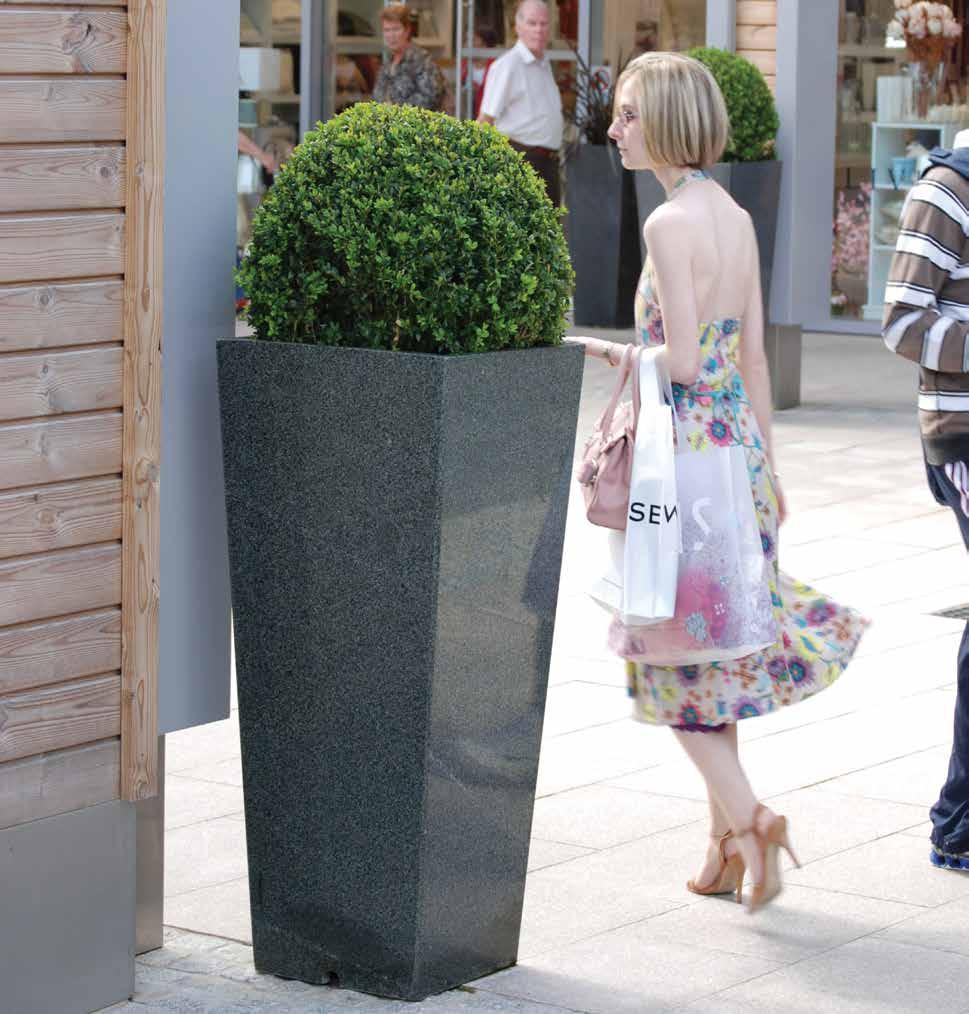 EXTRA-LARGE GRANITE PLANTERS IOTA offer a selection of extra large planters in the granite range that are