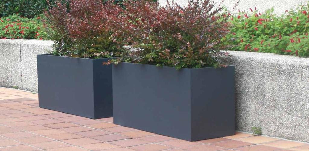 Suitable for residential and commercial use Custom manufacture available Colurs: Charcoal, Ivory White (Cube and Trough only) MANHATTAN CUBE MANHATTAN