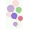 17" Stitches 4253 Colors 9 2. Purple Confetti 4. Pink Ribbon 6. Blue Balloons 8.