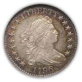 BUST DIMES 1796-1807 By...Mike Schmidt One of the last two silver denominations to be produced by the fledgling mint, the dime never used Robert Scot's flowing hair bust.