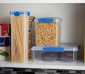 Color can vary! TALL CLIP-CONTAINER Envase para Guardar Galletas Durable storage container is designed just for crackers, cookies and pasta!