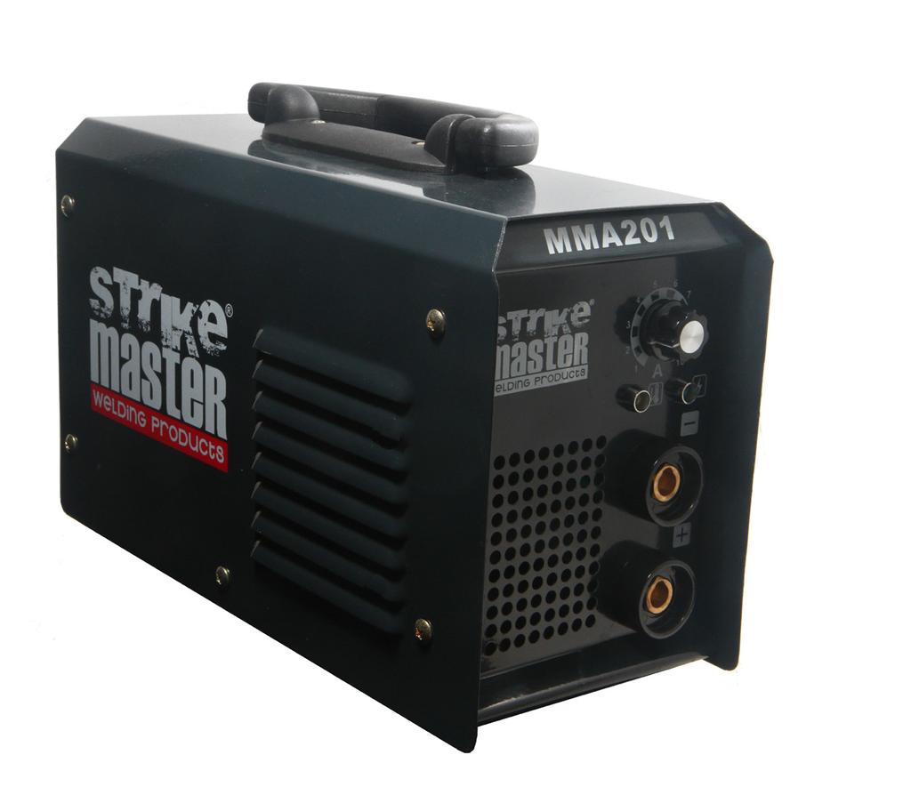 INVERTER MMA-201 The MMA-201 is a single phase 220V welder designed and manufactured using the latest digital inverter technology.