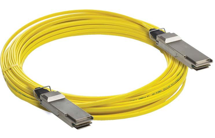 MORAY Active Optical Cable Assemblies Single Mode, QSFP+ Siemon Interconnect Solutions MORAY 40 Gb/s Active Optical Cable assemblies offer a cost-effective, extended reach option for high-speed data