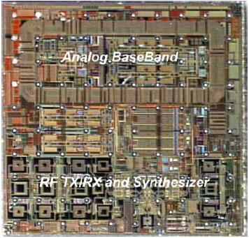 WLAN CMOS TRx from Intel Intel RFIC transceiver on 0.18 µm TSMC CMOS technology (Taiwan Semiconductor Manufacturing Corporation). This IEEE 802.