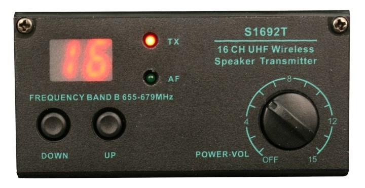 SW915 SW925 Signal Path S1297 / S1297-70 Installed S1962T Speaker Transmitter OR S1691T Speaker Transmitter Supplied with the S1297-70 Speaker WIRELESS SPEAKER RECEIVER & INSTALLED TRANSMITTER PANEL