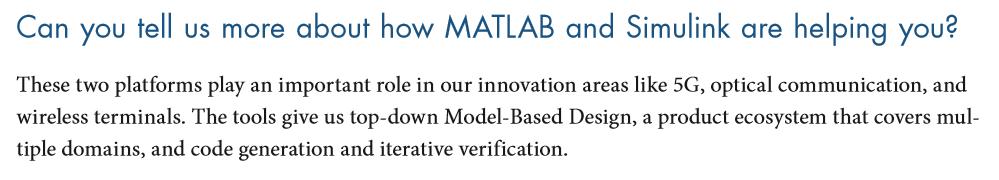 Testimony We need a multidomain platform for simulation, rapid prototyping, and iterative verification from the behavior model to testbed prototyping to the industrial product.