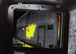 Scan: Quickly detect hotspots in the thermal image THERMAL SCAN D-13205-2010 The IR-window of the UCF 6000 and 7000 A keen eye for hotspots: Hot areas are marked on the thermal image (yellow to red)