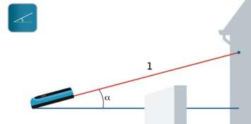 Auto Horizontal Measurement Figure (G) EN Note: (1) The device will automatically determine the longer distance as triangle s hypotenuse, and shorter distance as right-angle side.