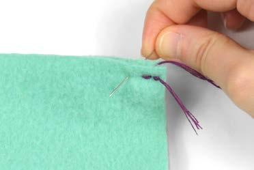 back stitch: This stitch is super strong and can withstand a lot of force.