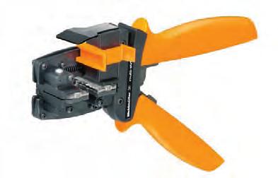 insulation Highly flexible thanks to interchangeable stripping units Adjustable stop for setting stripping lengths from 2.