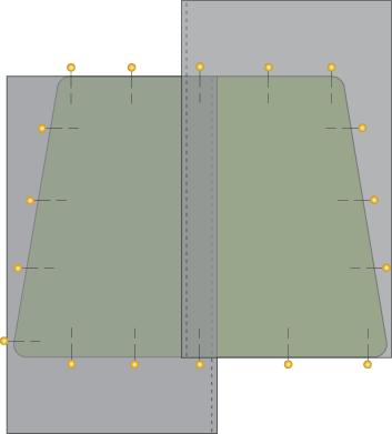 Figure out your perimeter by measuring each side and adding them all together; multiply that by the number of cushions you are making, then divide the total by the width of your fabric to get the