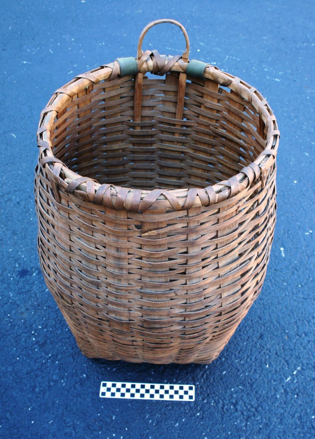Baskets for the Field and Lake Pack baskets were important equipment for woodsmen during the 19th century, and they are still being made today, but mostly by Maine and Canadian tribes, as well as