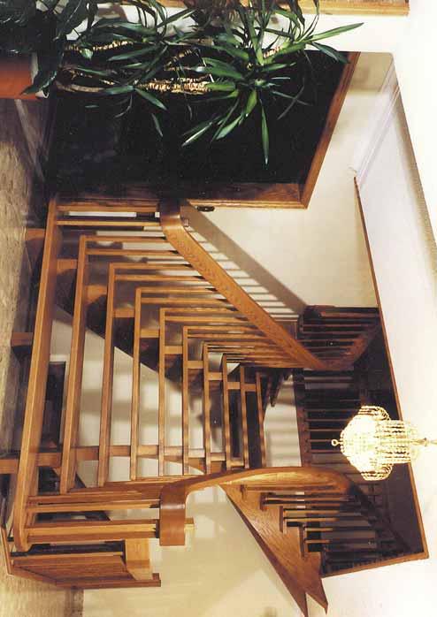 All Red Oak Grand Staircase 2 7/8" x approx.