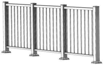 Planning your project Railing option configurations.