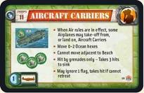 A Grenade and a Star will score a hit on a Sniper when being attacked with an Air Power Command card or being strafed by an Airplane.