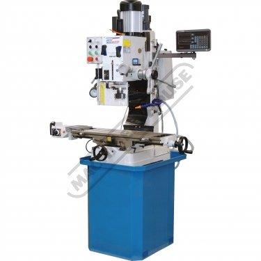 HM-48 - Mill Drill - Geared & Tilting Head with DRO (X) 540mm (Y) 185mm (Z) 410mm Includes Digital Readout, Dovetail Column, Power Feed & Stand Ex GST Inc GST $4,350.00 $3,990.00 $4,785.00 $4,389.