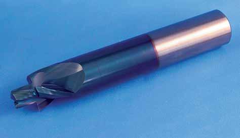 Profile milling cutter - VHM 90 stepped milling cutter with flat