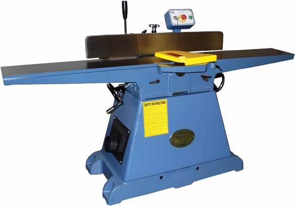 ) 1/2 Cutterhead Speed (RPM) 5500 RPM, 2 V-Belts Number of Knives (Helical) 54 Rabbeting Capacity 1/2 Dust Port Diameter 4 Table Dimensions 74-7/8 L x 9-1/4 W Fence Dimensions 38 L x 4 H Fence Tilts