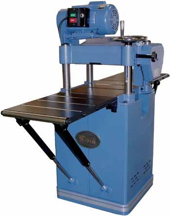 0015 15 Planer with Byrd Cutterhead SERRATED STEEL infeed roller. BUILT-IN mobile base. Model No. 0015 (3HP, 1Ph, Byrd) 0015.