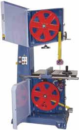 4620, 4630 & 4650 14, 18 & 22 Band Saws Steel frame design provides ridged, stable support. Large cutting capacity allows many operations including resaw.