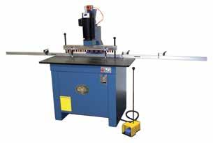 5155 21-Spindle Line Boring A MASSIVE AIR cylinder easily provides the drilling force needed for the 21 spindle gear