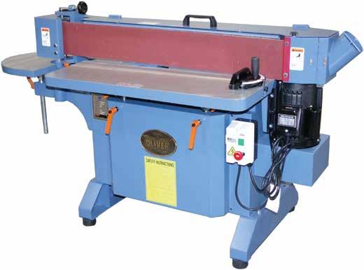 Platen features a graphite pad to reduce heat and provide longer belt life.