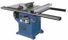 4045 12 Table Saw Pictured with optional 52 rail, side and rear tables. Model No.