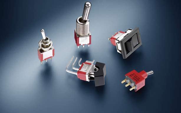 Quick Reference Guide The TE Connectivity extensive Gemini A and Gemini AE Series offer one and two poles with multi circuit configurations, including: momentary function, locking toggle to avoid
