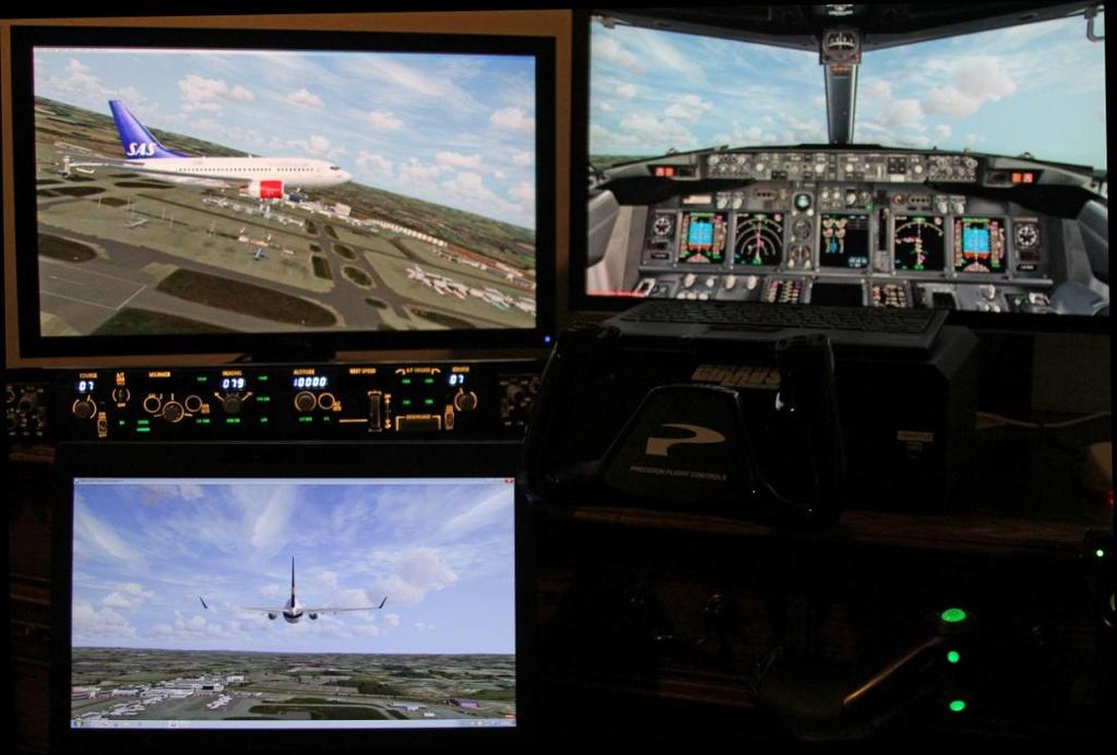 Live View synchronizes the simulator's date and time, with either weather themes or full METAR weather updates for the aircraft's surrounding area.